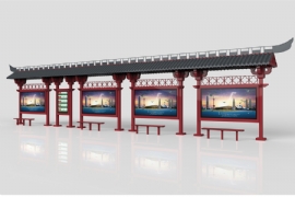 公交候車亭廣告媒體也是城市文化的一部分